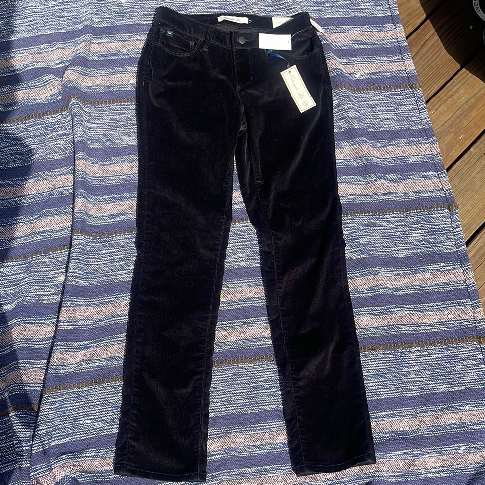 Christopher Blue Neiman Marcus Black Straight Leg Pants W/ Tags! Sophia Skinny.
